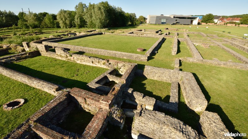 Archeologische abdijsite in Ename