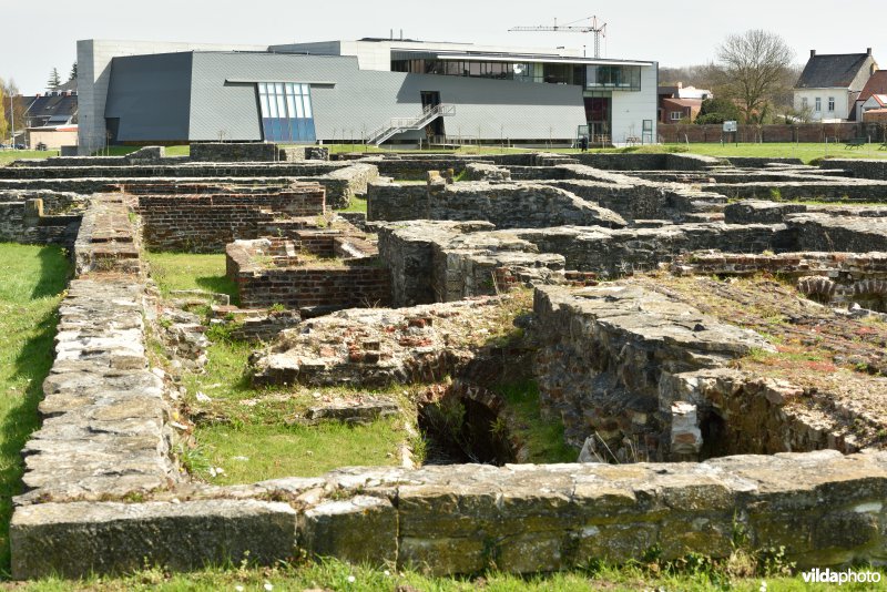 Archeologische abdijsite in Ename