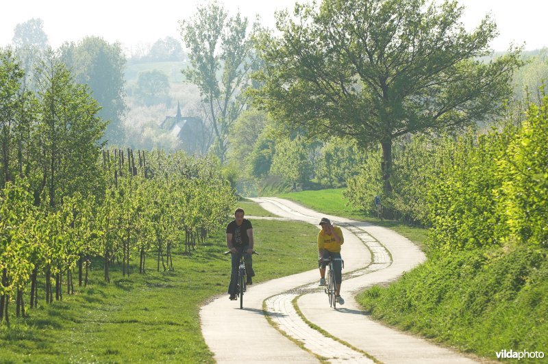 Fietsen op de Romeinse kassei heerbaan