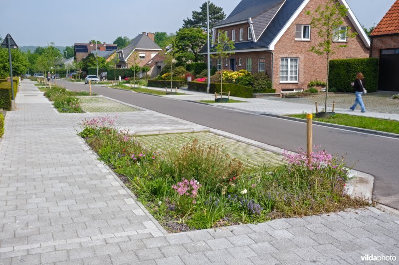 Waterdoorlatende parkeerplaats