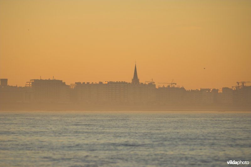 Zicht op Oostende