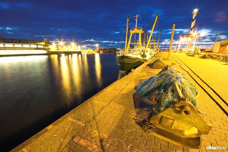 De vissershaven van Oostende