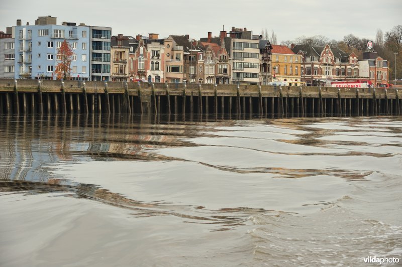 Bebouwing langs de Scheldekaaien te Temse