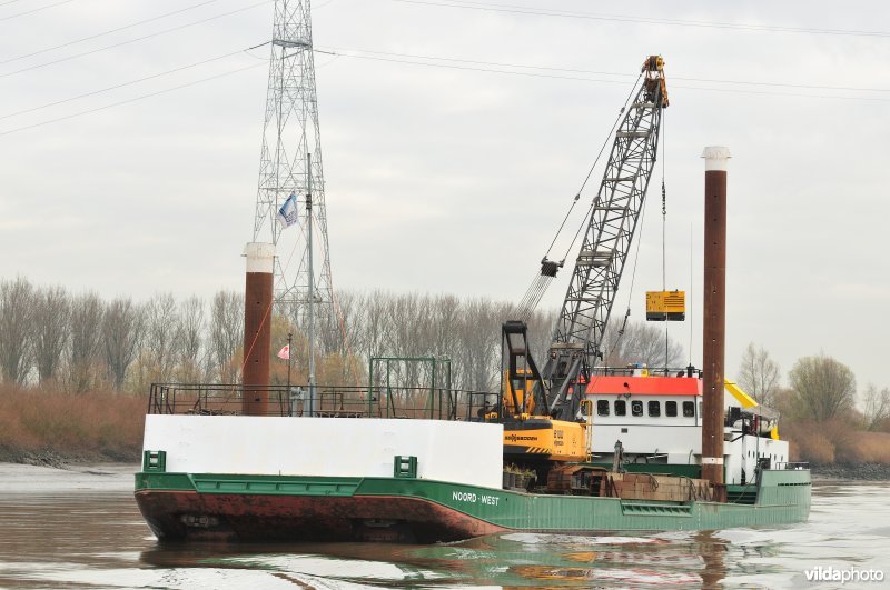 Ruimingsboot op de Schelde