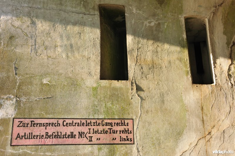 Duitse opschriften in Fort Stabroek