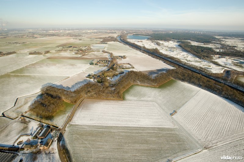 Luchtfoto van de Linie van de Munnickenhof