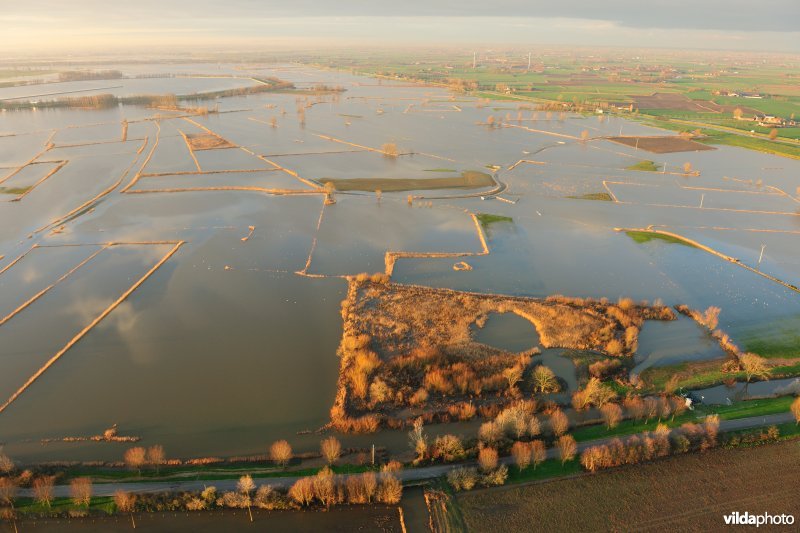 Overstroomde Nautilusput en Rillebroeken