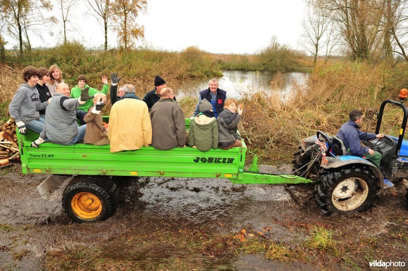 Beheerswerken tijdens Dag van de Natuur in de Blankaart