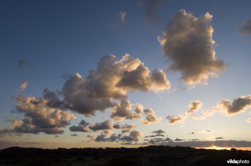 Zonsondergang in de Westhoek