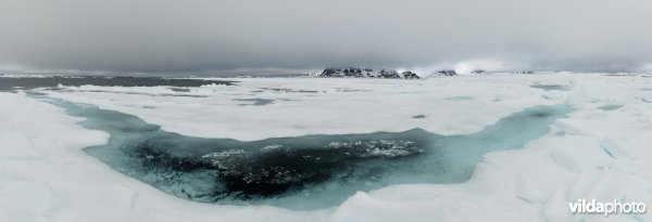 Poolkap in Spitsbergen