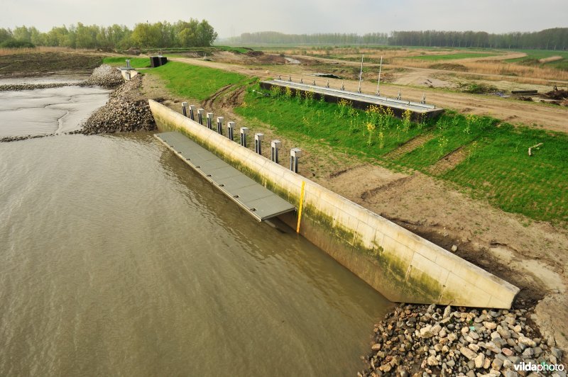 Waterwerken in de KBR-polder