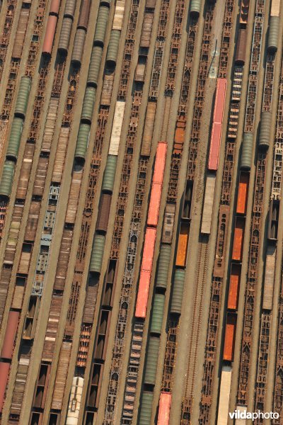 Rangeerterrein voor treinstellen