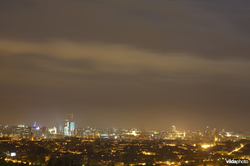 Brussels by night, lichtvervuiling