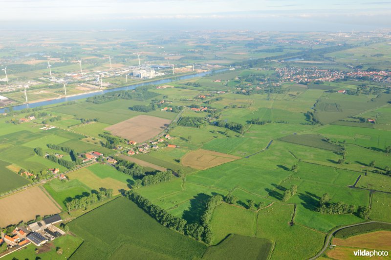 Stevin-project: omgeving Kruisabele Koolkerke Damme