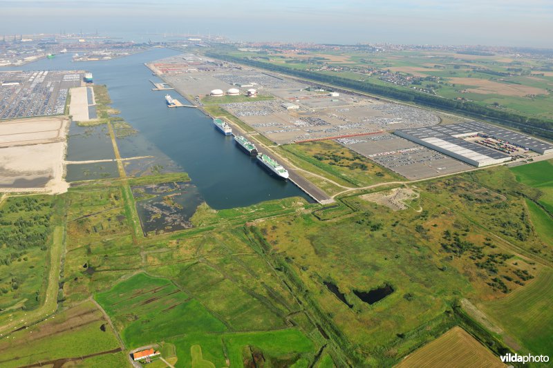 Achterhaven van Zeebrugge