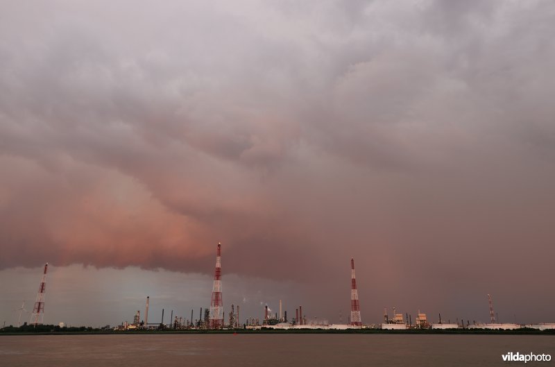 Onweer boven de Schelde