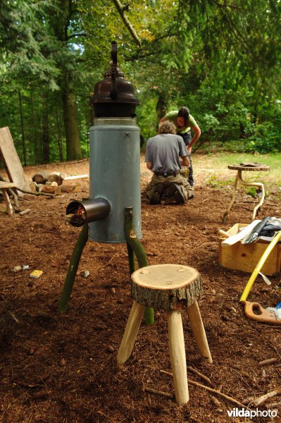 Koken op een Rocket Stove