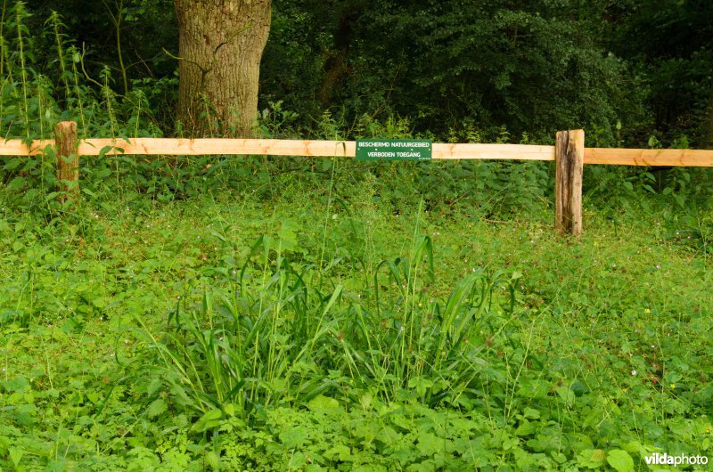 Slagboom ter afsluiting van natuurreservaat