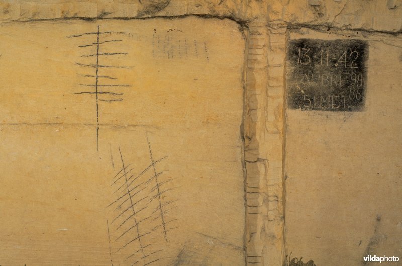 18de eeuwse graffiti in de mergelgroeven
