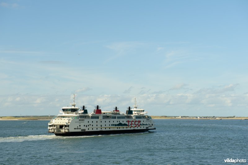 Teso-veerboot van Den-Helder naar Texel