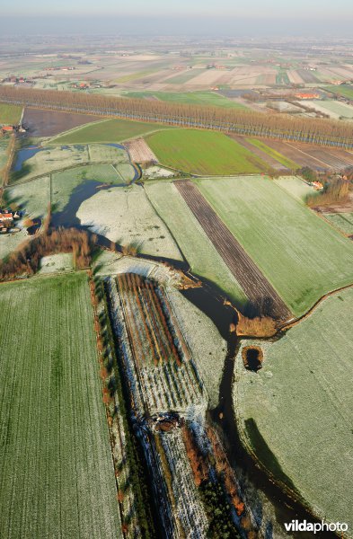 Winterse polders van Moerkerke